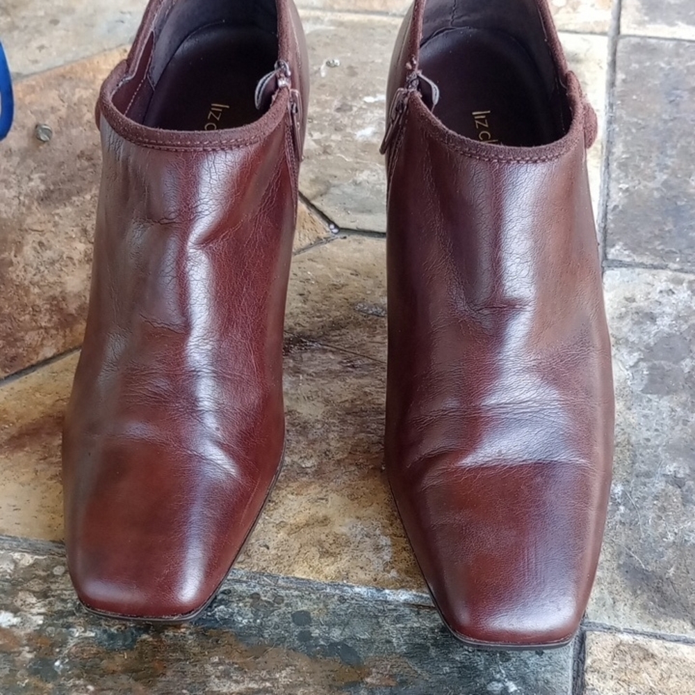Liz Claiborne Women's Rich Brown Heeled Boots 7.5